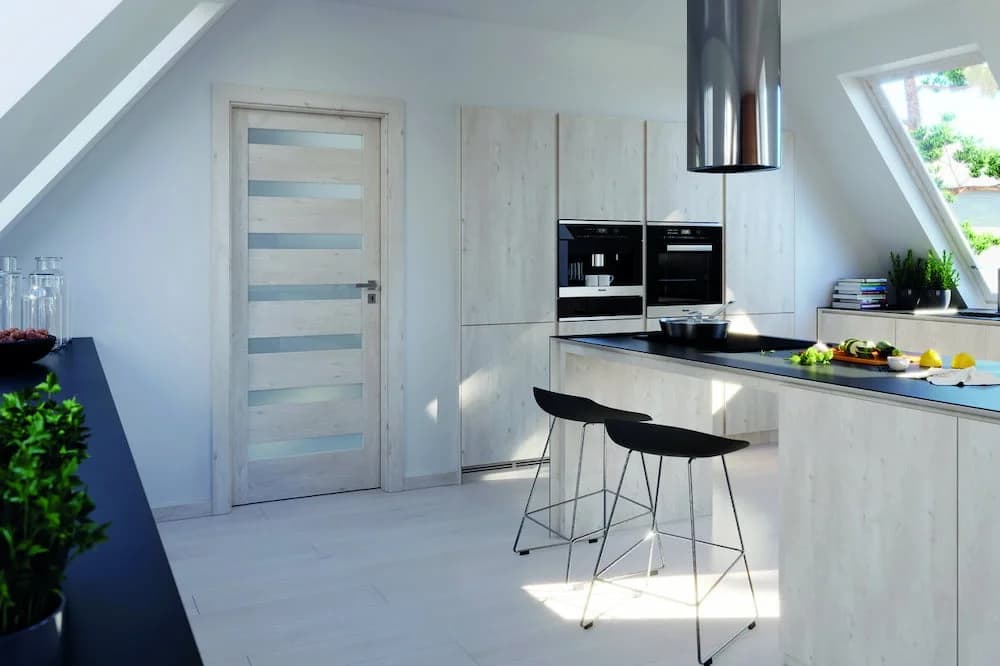 Design interior în stil scandinav. Ușă Porta VERTE HOME model D7