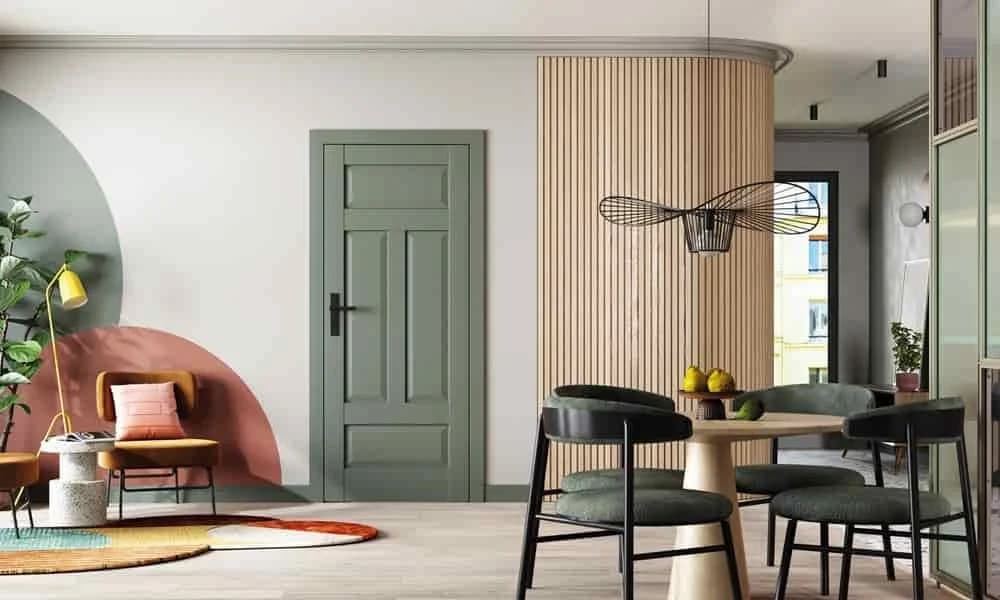 Uși pentru designul interior în stil retro