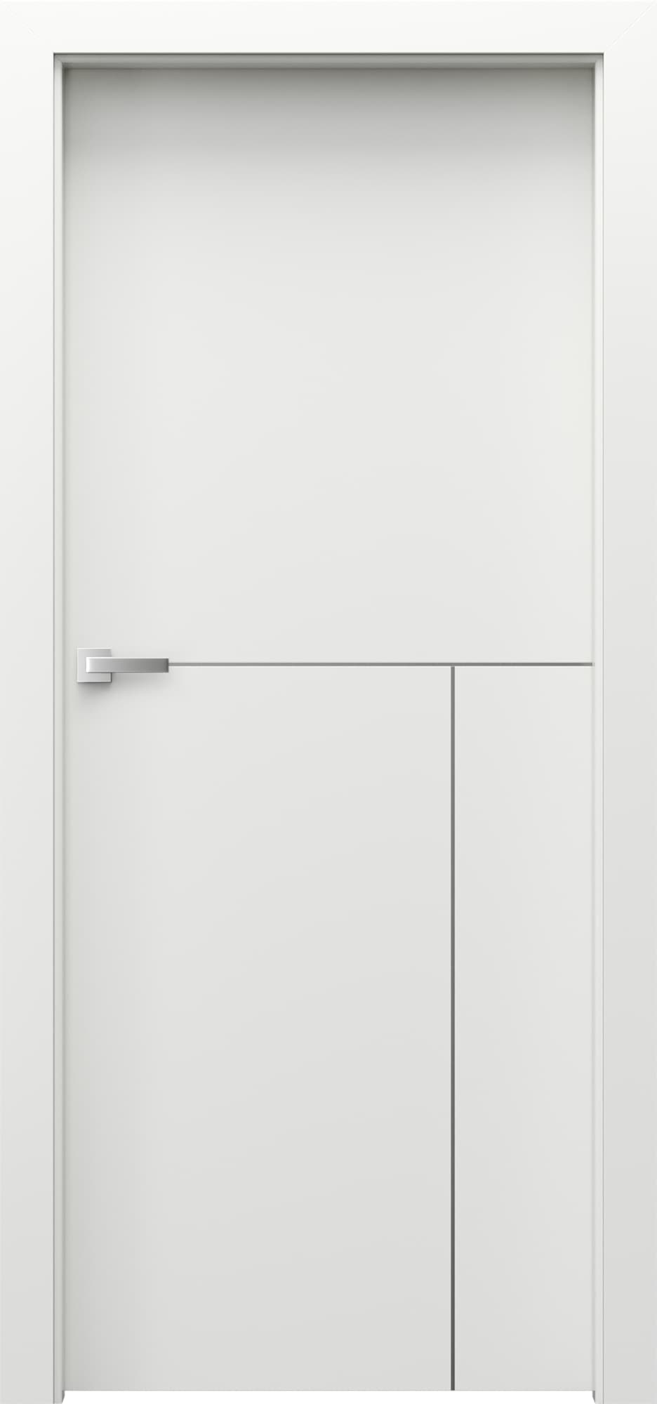 PORTA DESIRE model 5  insertii decorative argintii