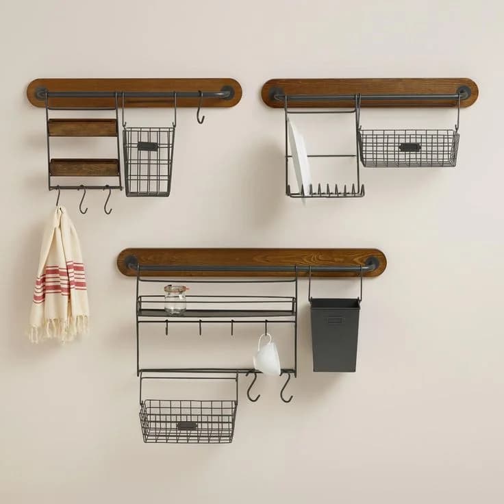 Rafturi pentru depozitare. Sursa: Pinterest