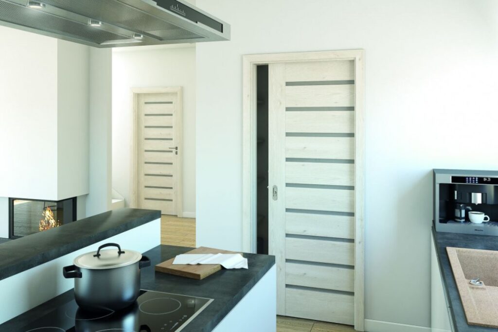 Ușile pentru bucătărie culisante în perete : Porta Doors Concept Model A9