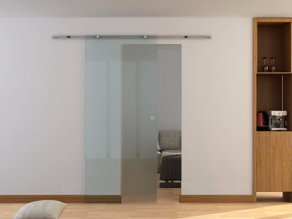 Aluminum Flat Rail for Glass Sliding Barn 1