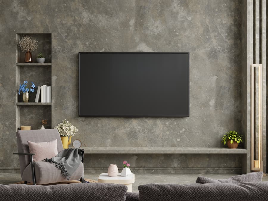 Idei de amenajare a unui apartament mic: Televizorul montat pe perete economisește spațiul