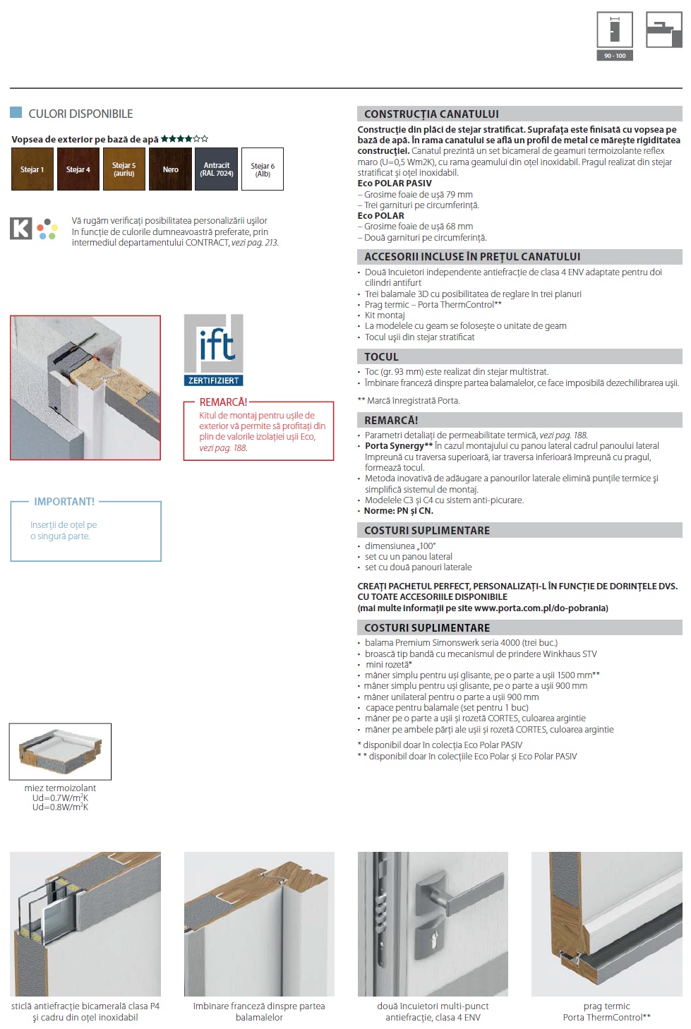 Eco POLAR Pasiv C.3 sticla ambele fete