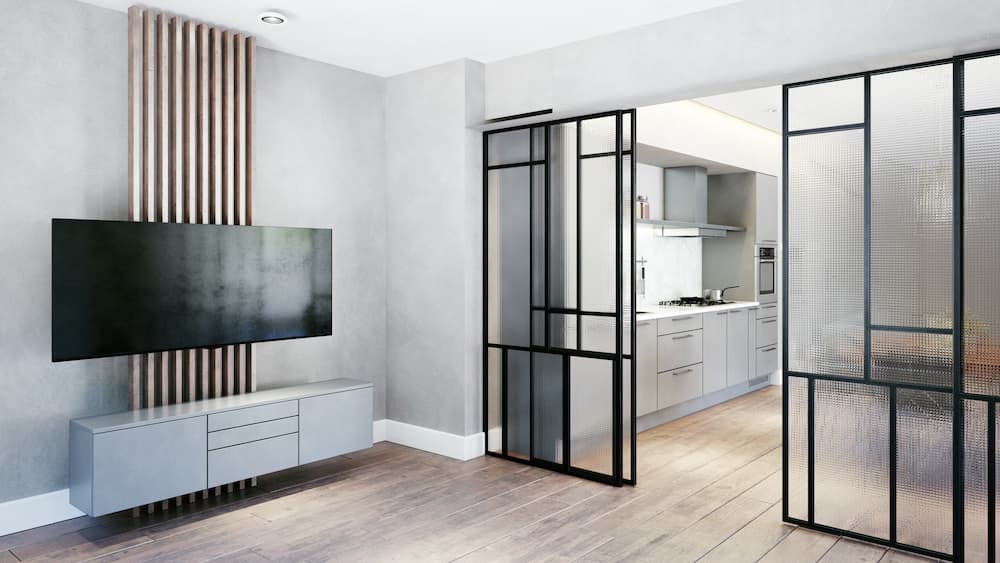 Redefinirea zonelor cu ajutorul ușilor de interior glisante din sticlă