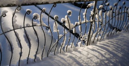 Balcon inchis cu sticla iarna